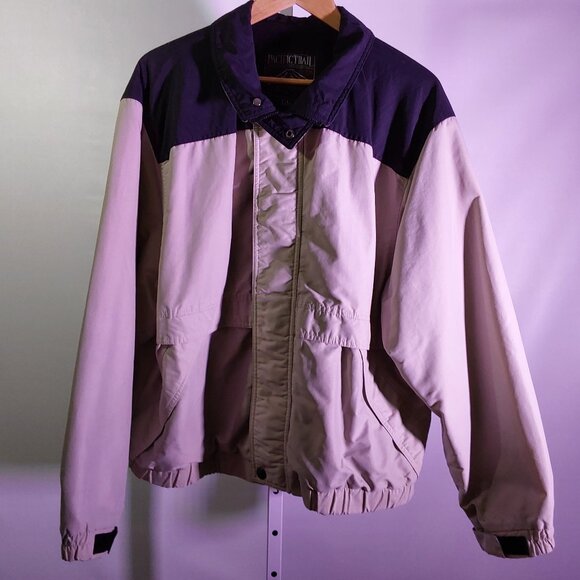 Pacific Trail Lined Jacket Men's Size Large Black and Tan Outdoor Winter Wear - Picture 1 of 4